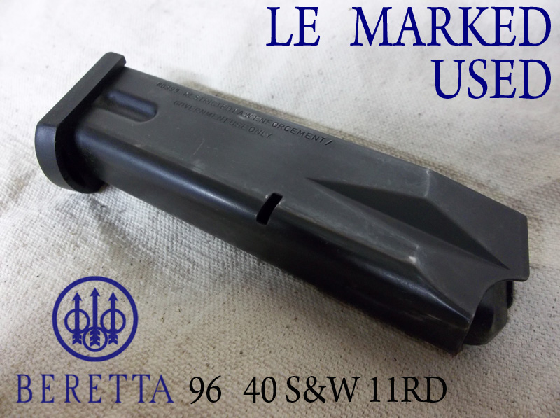 Beretta 96 Factory 40 S&W 11rd LE Marked